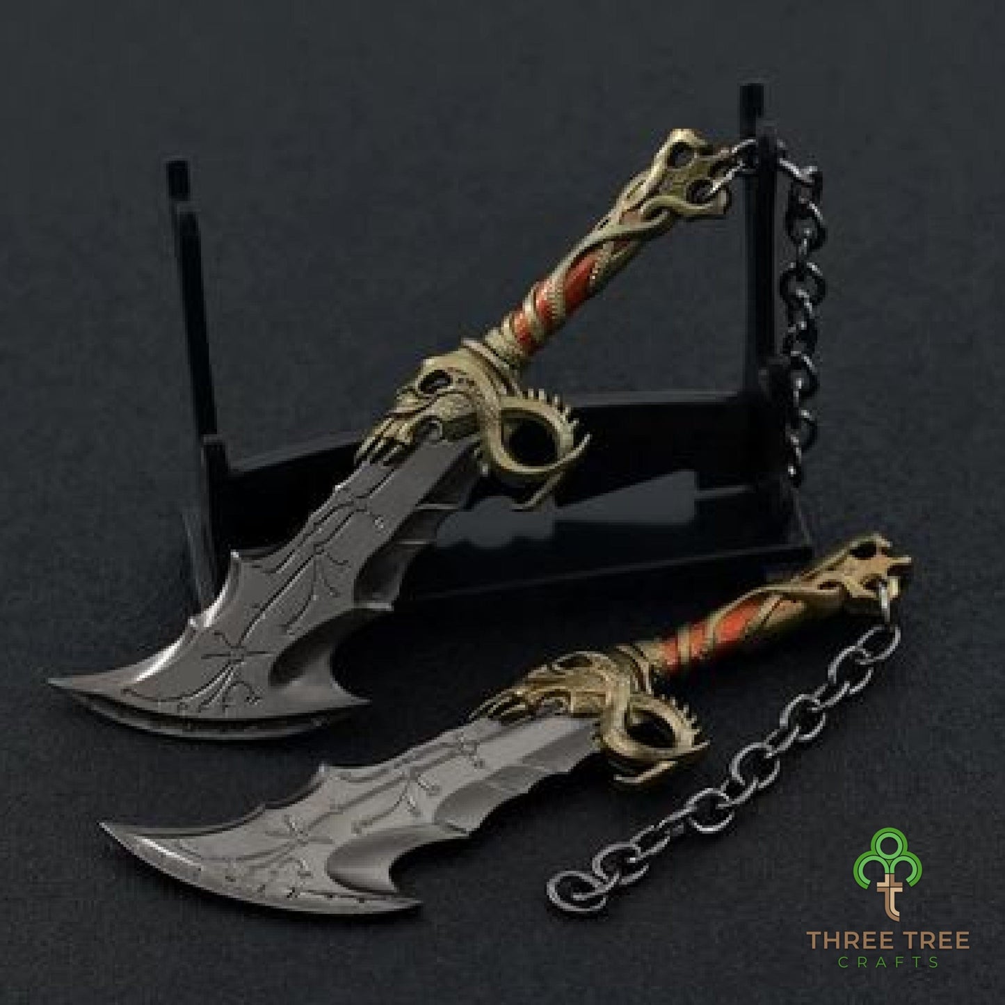 Three Tree Crafts Collectible God Of War Blades Of Chaos Inspired Collectible