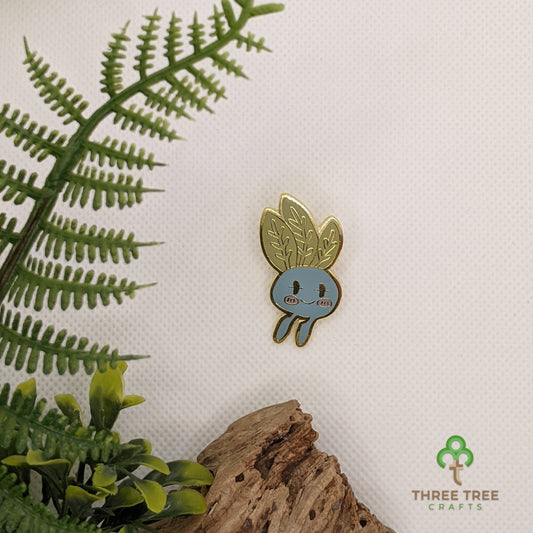 Three Tree Crafts Oddish Inspired Plant Pin