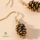 Three Tree Crafts Pinecone Necklace & Earrings Earrings Only