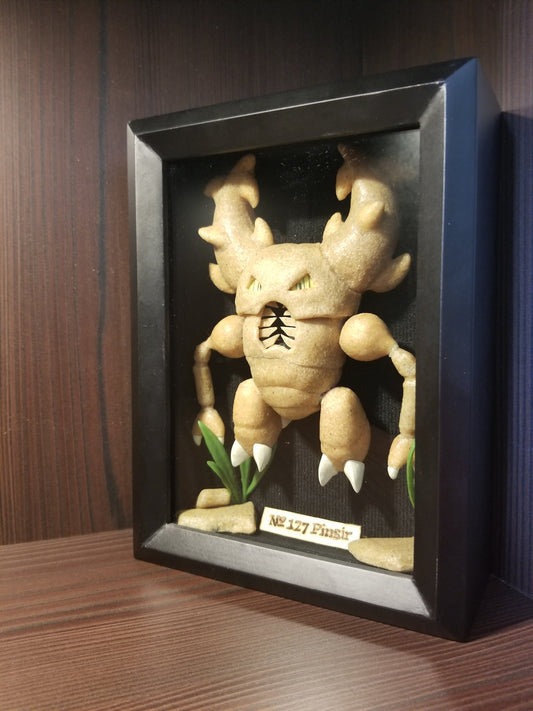 threetreecrafts Sculptures & Statues Pinsir Inspired Entomology Display